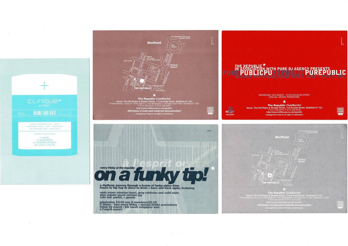 The Republic - Set of 5 Flyers