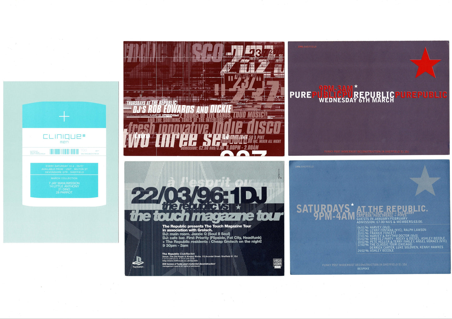 The Republic - Set of 5 Flyers