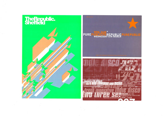 The Republic - Set of 3 Flyers