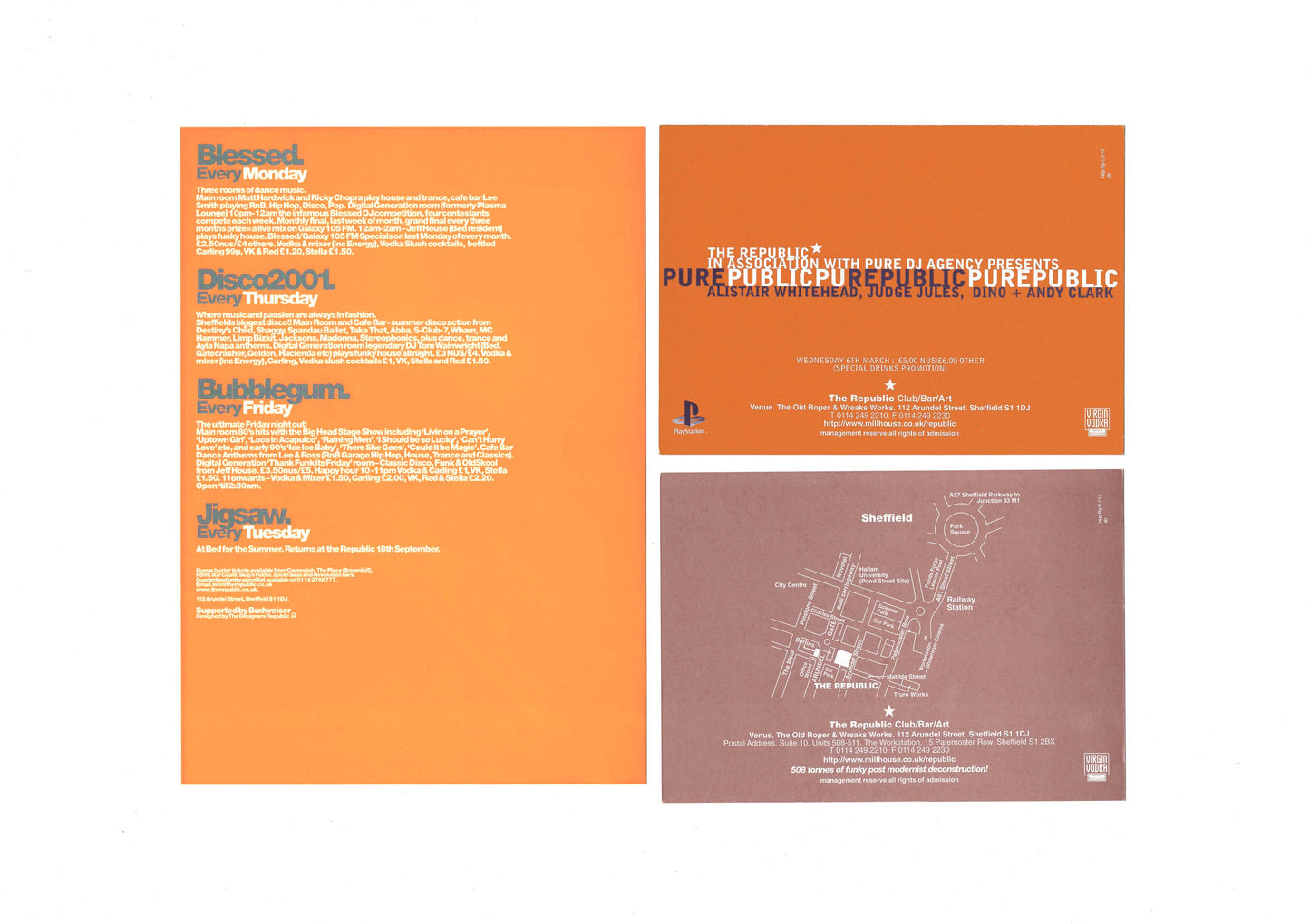 The Republic - Set of 3 Flyers