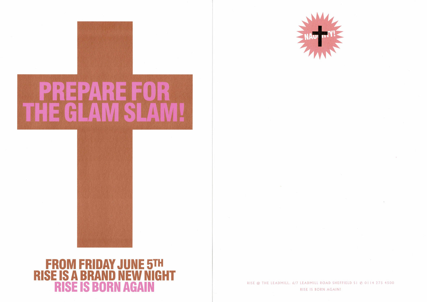 Rise - Prepare for the Glam Slam! - Flyers