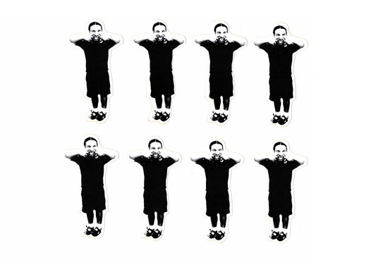Warp - Aphex Twin, Come to Daddy - Set of 8 Stickers